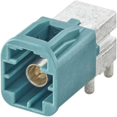 FAKRA Connector Plug R/A PCB Σωλήντης δεξιάς γωνίας AMS29A-40MZ5-Z Μπλε νερό
